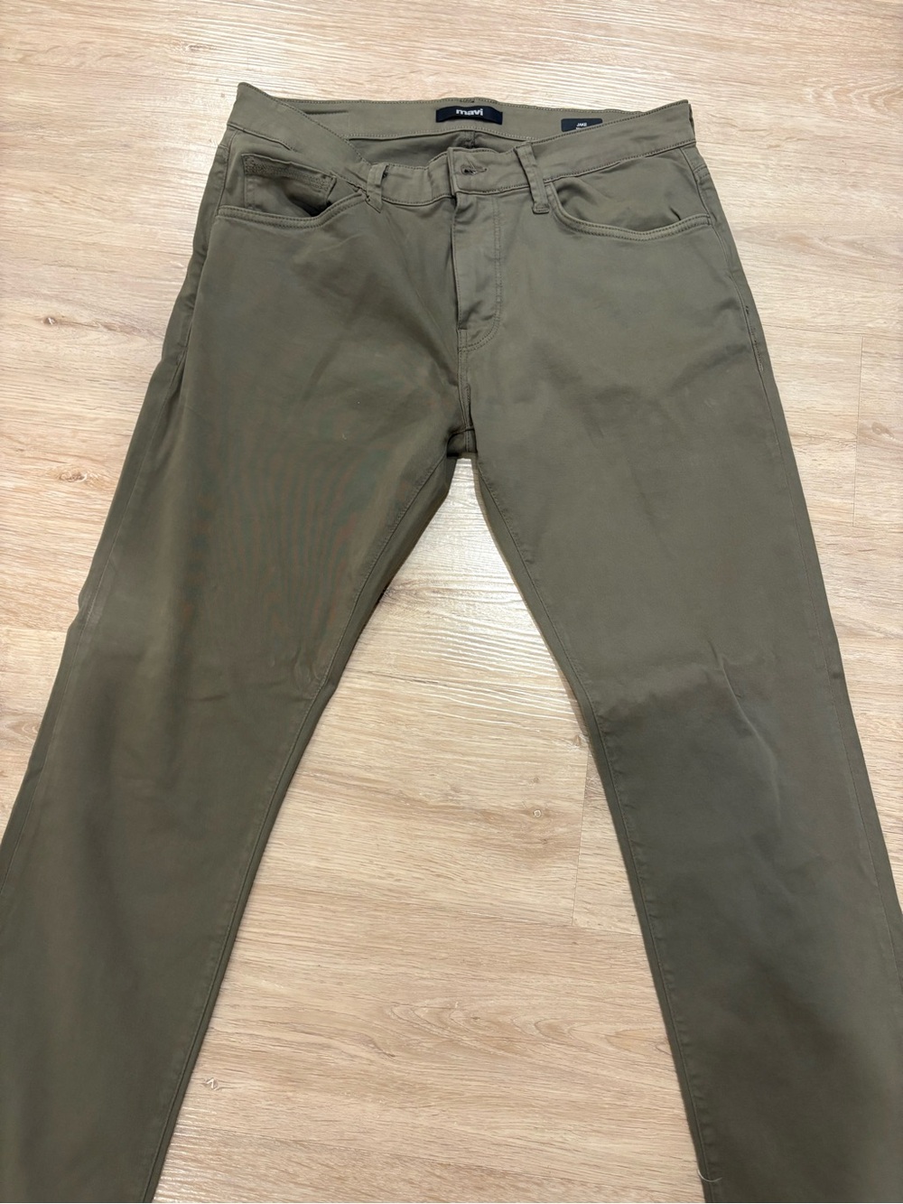 Mavi Olive Green Men's Slim Khaki